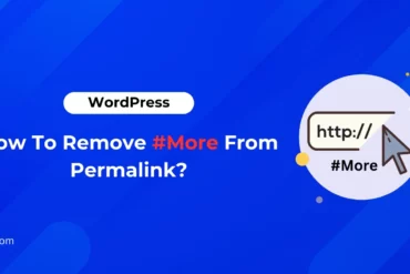 How To Remove #More From Permalink?